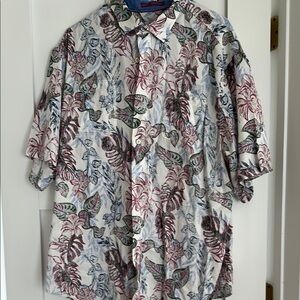 Tommy Bahama Tencel blend camp shirt